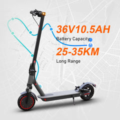 2026 New AOVOPRO P7 Turn Signal Electric Scooter 350W 8.5 Inch Tire Smart Escooter 31KM/H 36V10.5AH Electric Scooter for Adults