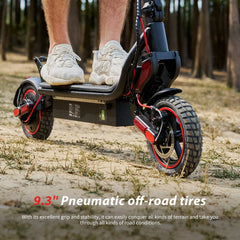 W8 Electric Scooter 9.3 inch 750W Motor 48V14Ah  Dual Suspension 30-40km Range 40km/h Speed Off Road Tires With APP E Scooters