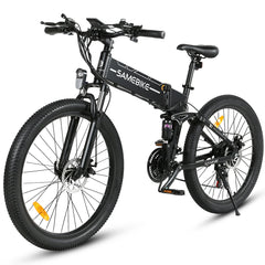 Samebike LO26-II Folding Electric Mountain Bike for Adults, 26 Inch MTB E-Bike with 48V 14Ah Removable Battery
