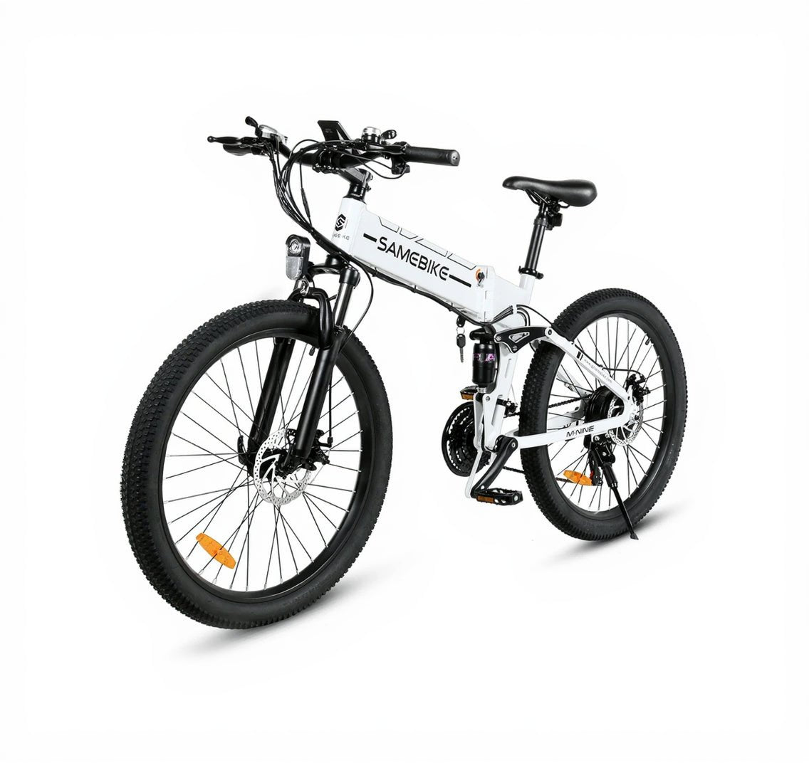 Bici Elettrica Pieghevole LO26-II, Autonomia 60 km, 48V, Ruote 26 - REMO MARK