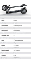 Monopattino Elettrico JOYOR Y8-S: Potenza 500W, Autonomia 60km - REMO MARK