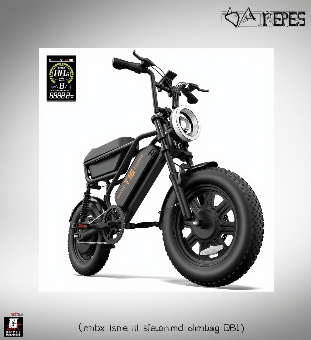 URLIFE T16 Urban off-road electric bicycle Bicycle 500W Motor 48V13AH Battery 16*3 Inch Fat Tire All-terrain electric bicycle - REMO MARK