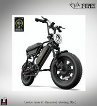 URLIFE T16 Urban off-road electric bicycle Bicycle 500W Motor 48V13AH Battery 16*3 Inch Fat Tire All-terrain electric bicycle - REMO MARK