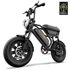 URLIFE T16 Urban off-road electric bicycle Bicycle 500W Motor 48V13AH Battery 16*3 Inch Fat Tire All-terrain electric bicycle - REMO MARK